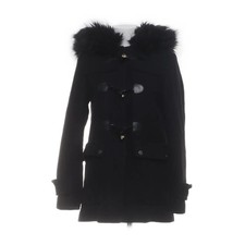 Zara Woman, Dufflecoat, Damen, Größe: S, Schwarz, Elasthan/Polyester, Tweed #5Ke