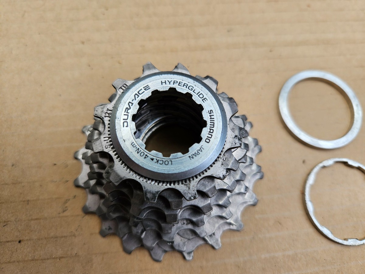 Vintage Shimano Dura Ace HyperGlide 8 Speed Road Bike Cassette 12