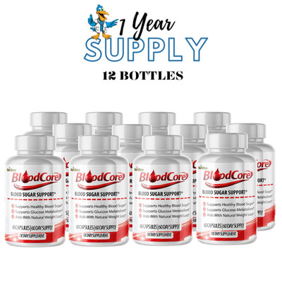 BloodCore- Blood Support- 12 Bottles- 720 Capsules
