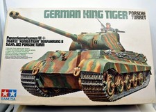 Model Kit Tamiya Tanks Tank German King Tiger Porsche Turret