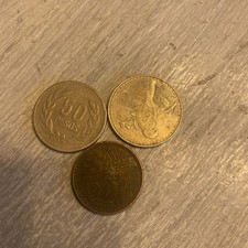 2016 Colombia 200 Pesos, 1994 50 Pesos, 2012 100 Pesis- 3 Coins 