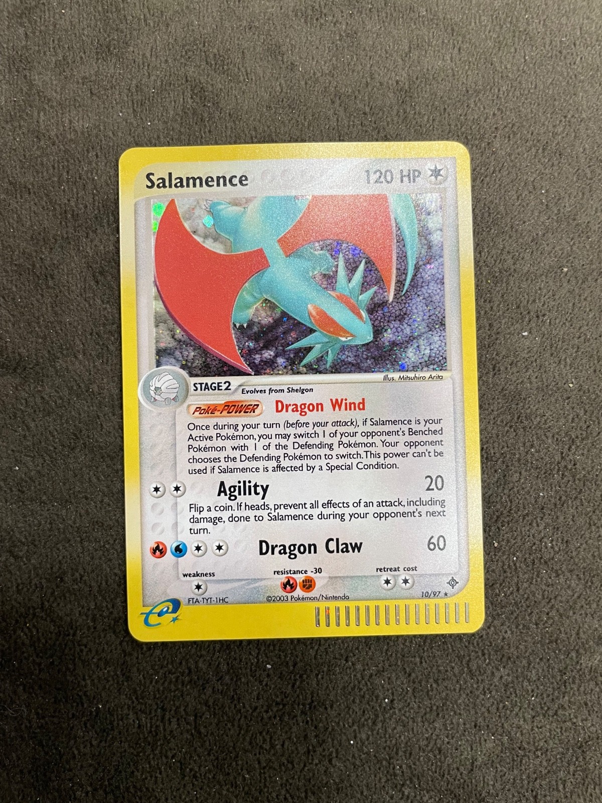 Salamence #10/97 Pokémon 2003 Dragon Holo Rare NM