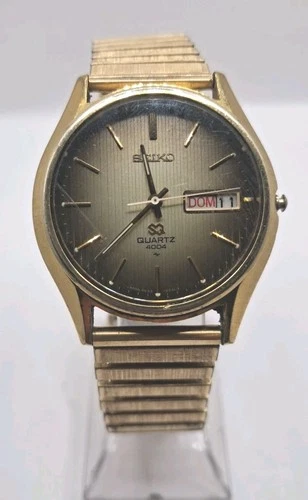 Vintage Seiko SQ Quartz 4004 4633-8029 Men’s Watch For Parts