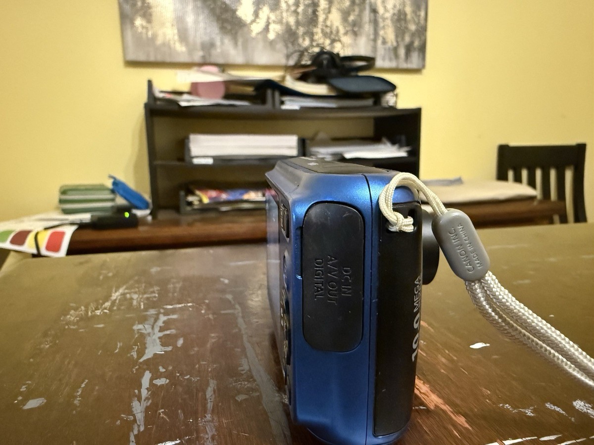 Canon PowerShot A495 10.0MP Digital Camera - Blue for sale online