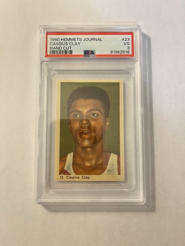 1960 Hemmets Journal Cassius Clay Muhammad Ali ROOKIE #23 PSA 3