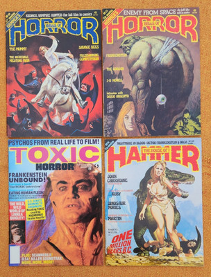 House of Hammer Magazine # 14 May 1978 + Horror #20, #23 + Toxic Horror #5 Lot/4