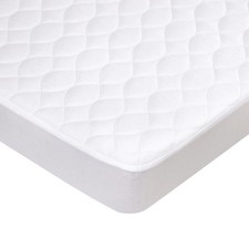 Waterproof Fitted Pack and Play Mattress Protector 39" x 27" - Quilted, Noise...