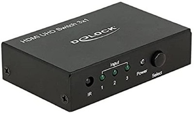 DeLOCK Switch HDMI 3 in 1 Out HDMI 4 K UHD