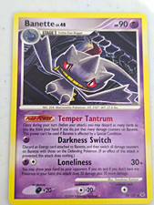 The Pokémon Company Banette 19/127 Regular Rare Platinum 2009 English Stage 1