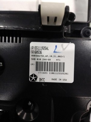 Used A/C Selector Switch fits: 2011 Dodge Durango front control automatic temper
