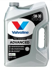 Valvoline Advanced Full Synthetic Motor Oil SAE 5W-30 Motor Oil 5 QT