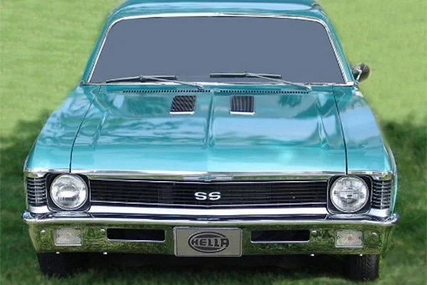 For Ford LA9000 88-91 Headlight 7" Round Chrome Vision Plus Factory Style Foto 3 de 4