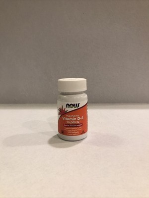 Now - High Potency Vitamin D-3 10,000 IU 120 Softgels