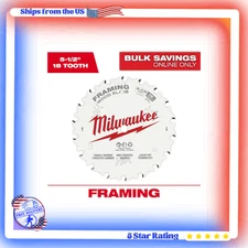 18T Framing Circular Saw Blade Thin Kerf Carbide Wood Cutting Tool (5- 1/2 inch)