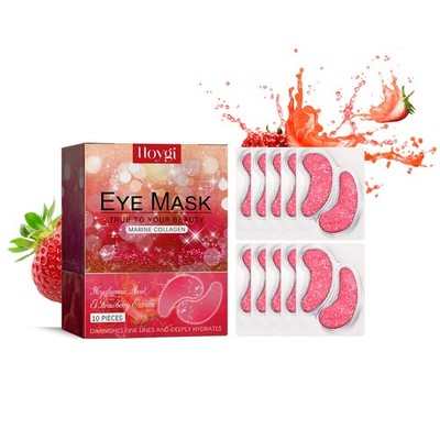 Strawberry Hydrogel Eye Patches, Anti Wrinkle Dark Circle & Eye Bag Reducer