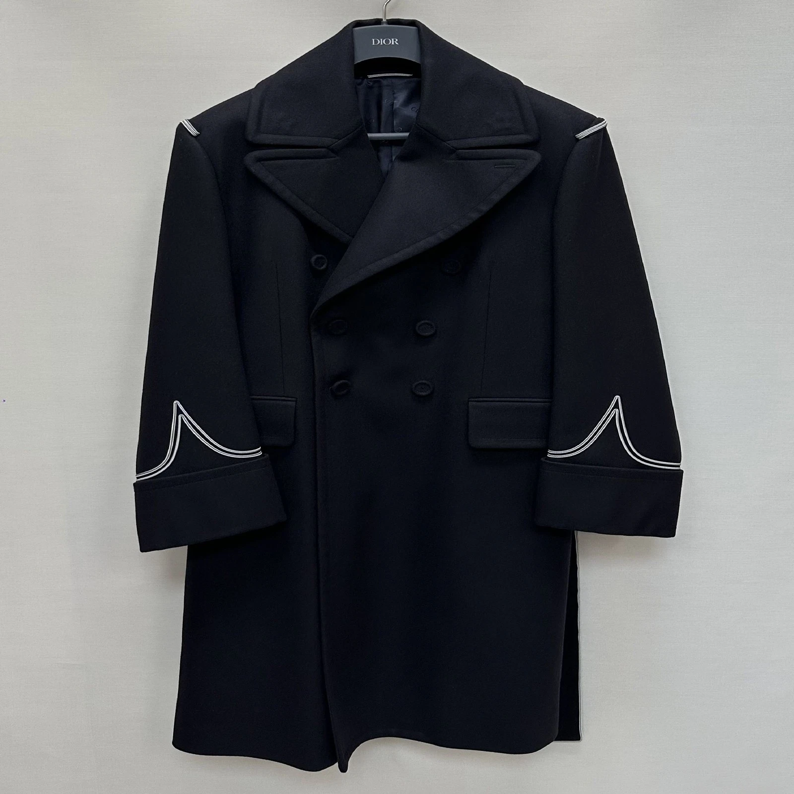 Manteau ceinture tuyauterie Dior 50 132230490