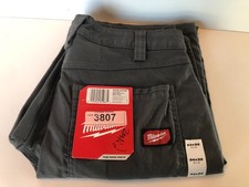 NEW Milwaukee 701G-3632 Flex Heavy-Duty Work Pants GRAY 34x32
