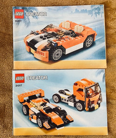 LEGO Creator ~31017 Sunset Speeder 3 in 1~ 100% Complete w/ Manuals NO BOX