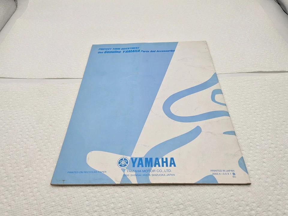 Manual de reparación de taller de servicio al propietario Yamaha PW50R 11626-16-25 OEM Pub 2002 Foto 3 de 4