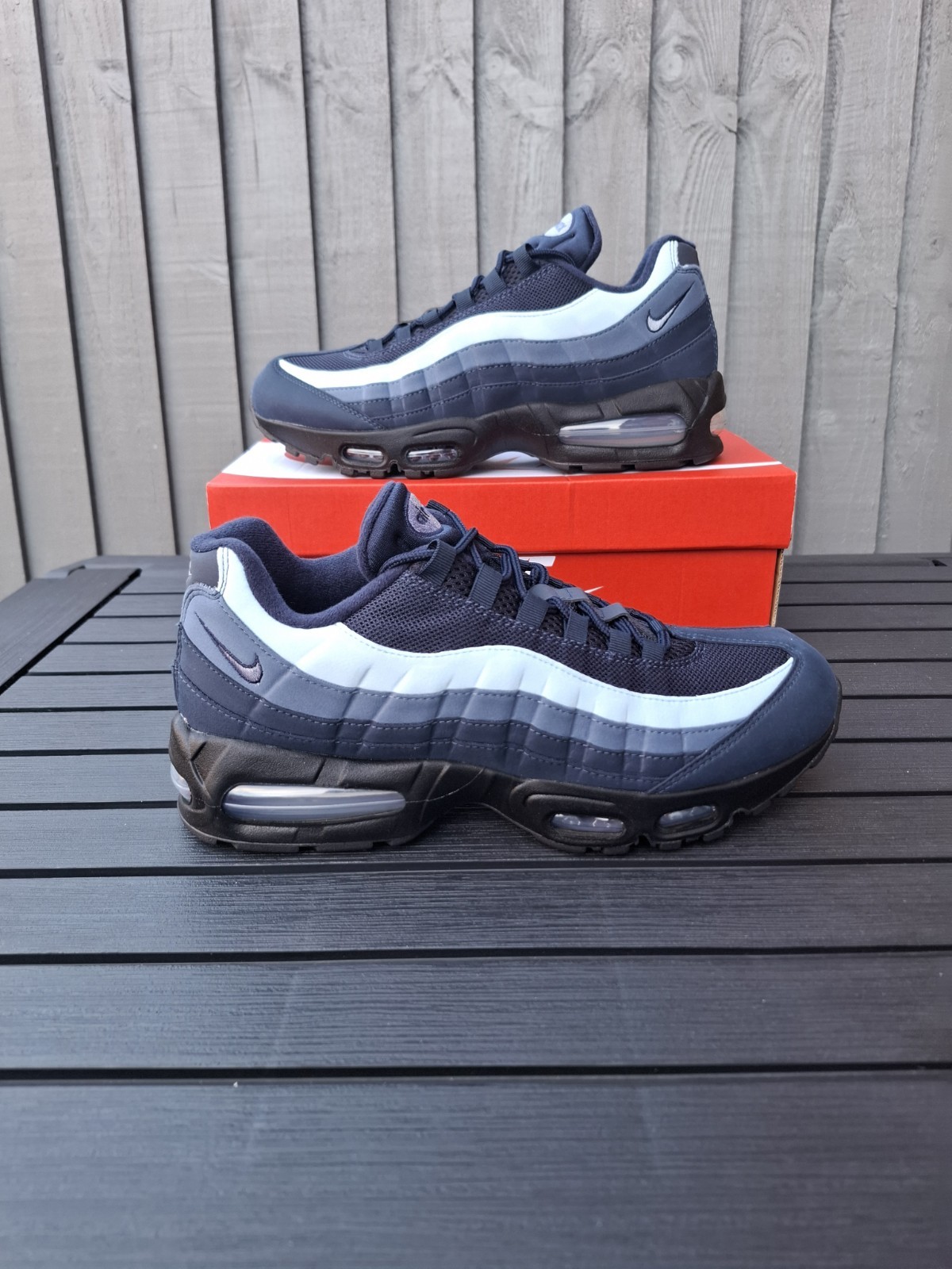 Nike Air Max 95 OG Big Bubble Obsidian Celestine Blue Men’s Size 9.5 UK RRP £175
