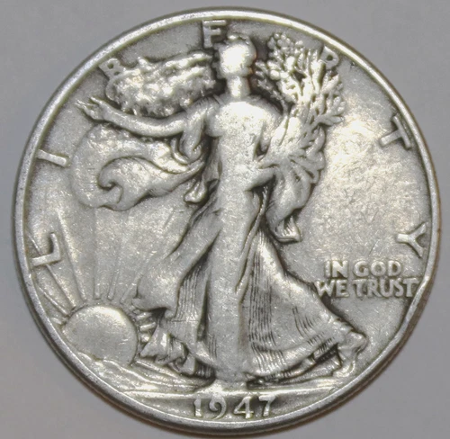 1947-P Walking Liberty Half Dollar - Very Fine - #1371EC
