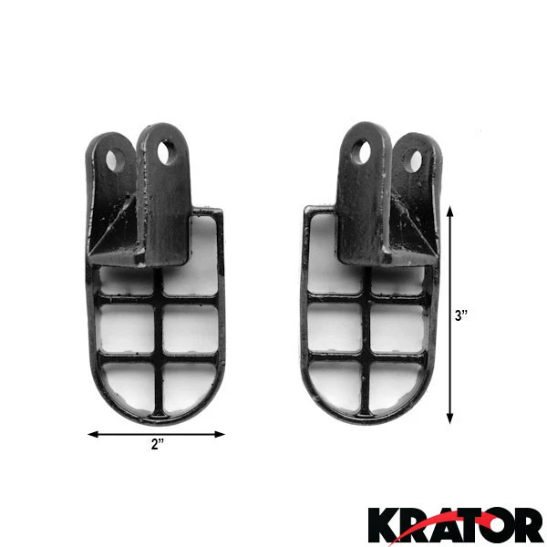 Clavijas de pie de carreras para Honda XR250R XR400R XR600R XR650L XR650R CR80R CR85R Expert Foto 3 de 4
