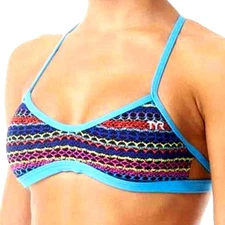 TYR DuraFast One Morocco Mojave Tieback Swim Top Multicolor - Small 4-6 