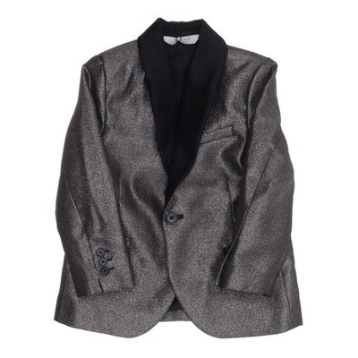 H&M, Blazer, Größe: 98, Grau/Schwarz, Baumwolle/Polyester, Einfarbig #ioF