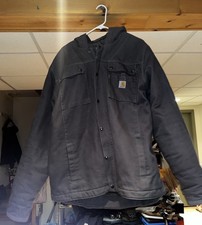 Men?s Carhartt Jacket XLT / XL Tall - Washed Duck Bartlett Jacket - Gravel - EUC