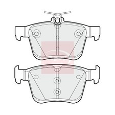 APEC Bremsbeläge Für CUPRA ATECA KH7 KHP KBP 2018 Hinten (R90) PAD1903