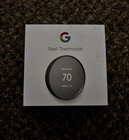 Google Nest 1st Generation Learning Silver Programmable Thermostat