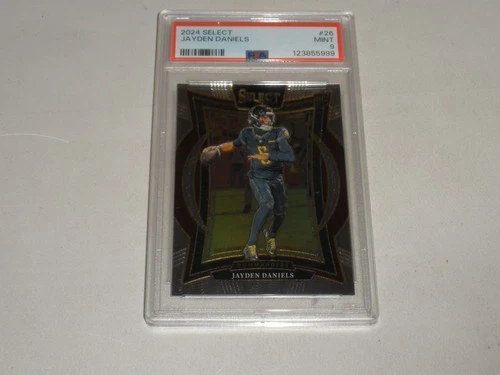 2024 Panini Select Concourse Level #26 Jayden Daniels Rookie RC PSA 9 MINT