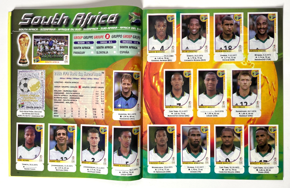 ALBUM FIFA World Cup KOREA JAPAN 2002 PANINI Complete Magazine