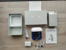 Rechargeable Personal Hearing Aids Sound Amplifiers For Senior Adult Blue 