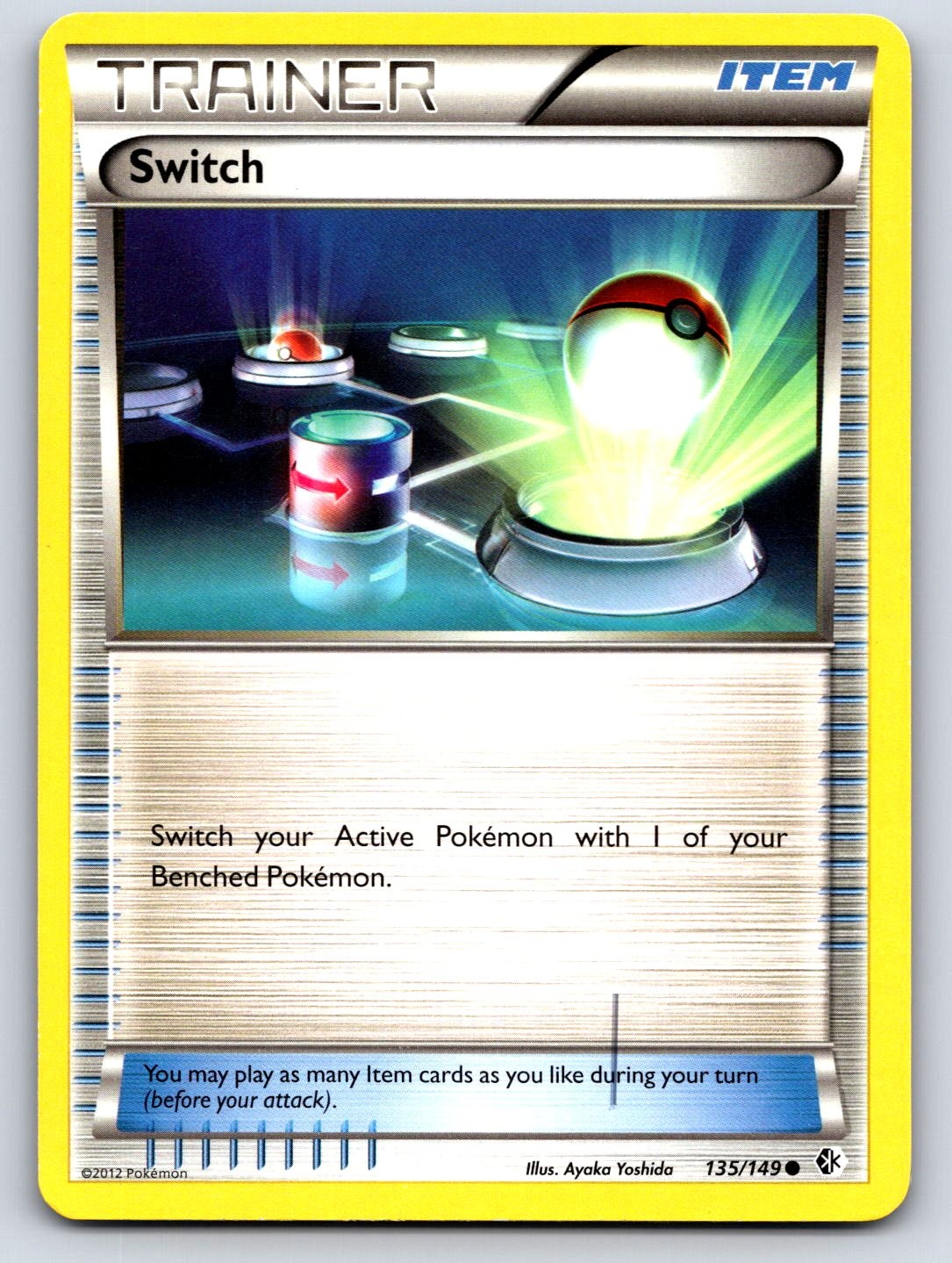 Switch 135/149 Common Boundaries Crossed LP Pokemon TCG
