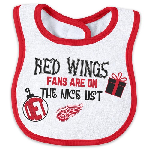 Newborn WEAR by Erin Andrews Detroit Red Wings Allover Print Full-Zip Sleeper & - 第 3/3 張圖片