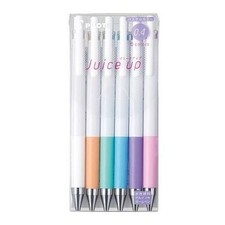 PILOT water-based gel ink ballpoint pen Juice Up 0.4mm ultra-fine pastel 6color
