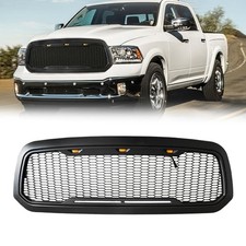 Grille Front Bumper Honeycomb Grill For 2013-2018 Dodge Ram 1500 2019-2021 Ram 