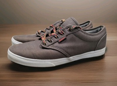 Vans Off The Wall Shoes Mens Size 6 Women s Size 8 Canvas TB4R Grey Gray