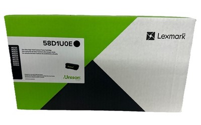 Lexmark 58D1U0E Ultra High Yield Black Toner Cartridge - NEW Sealed Toner