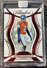 2025 Flawless PATRICK SURTAIN II Ruby Gem Encased 1/25 EBAY 1/1 Broncos SSP #18