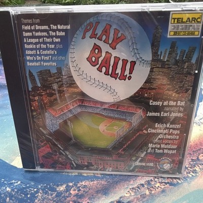Telarc Play Ball! CD James Earl Jones Erich Kunzel 20-Bit Digital 1998 CD-80468