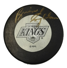 Brian Engblom Signed Los Angeles Kings Official NHL Hockey Puck