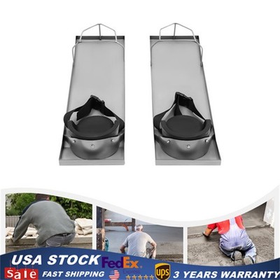 Stainless Steel Concrete Knee Boards Slider Knee Boards 28'' x 8'' Kneeler Board