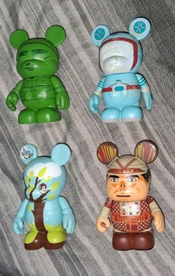 Disney Vinylmation Mixed Lot Of 4 Assorted Lot Mickey Figurines 