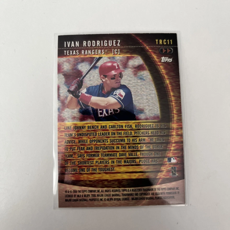 2001 Topps - A Tradition Continues #TRC11 Ivan Rodriguez - Image 2 of 2