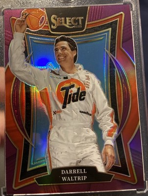 2025 Panini Select Grandstand Purple Prizm 138/199 Darrell Waltrip Nascar