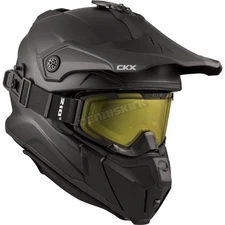 CKX Matte Black Titan Original Backcountry Helmet w/210 Goggle - 507226