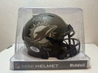 Ricky Williams Signed Salute To Service Miami Dolphins Mini Football Helmet PSA