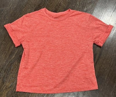 Outdoor Research Essential Boxy Tee Women s XS Red Rhubarb Heather Shirt UPF 30